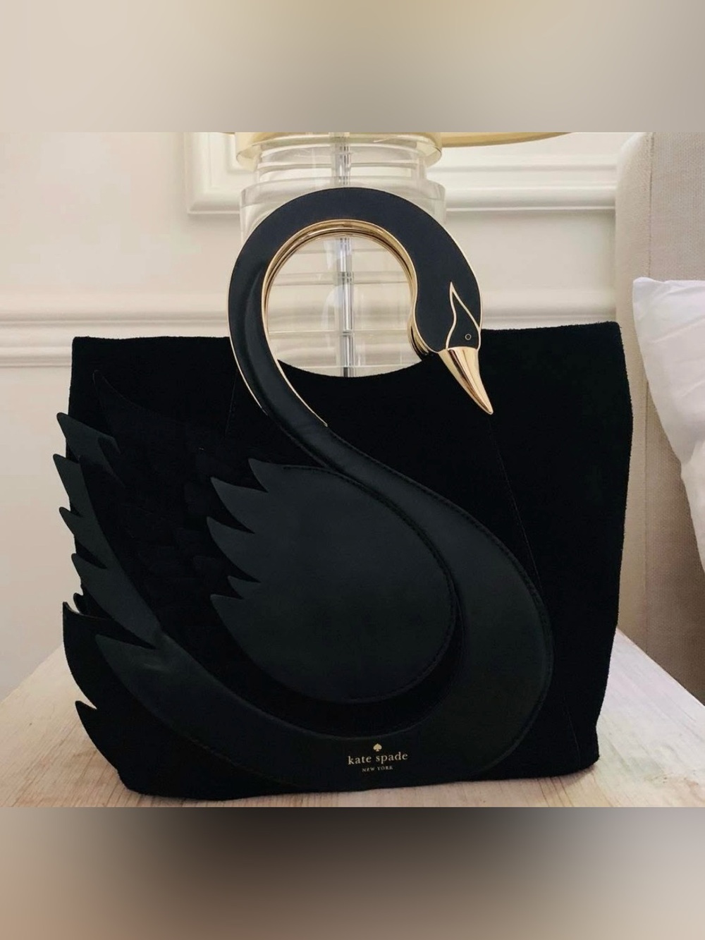 Kate Spade On Pointe Swan Handle Bag